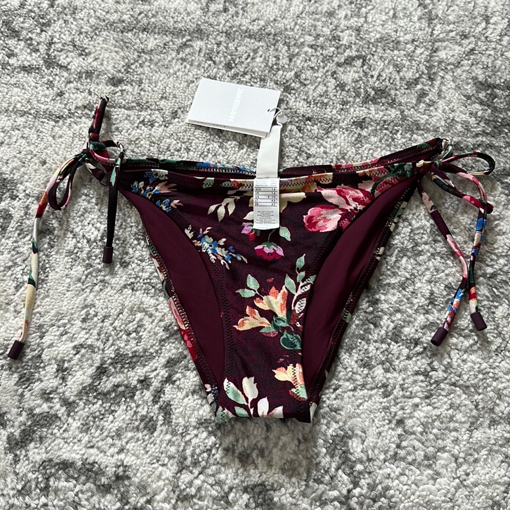 Floral Print Zimmermann Bikini Bottom